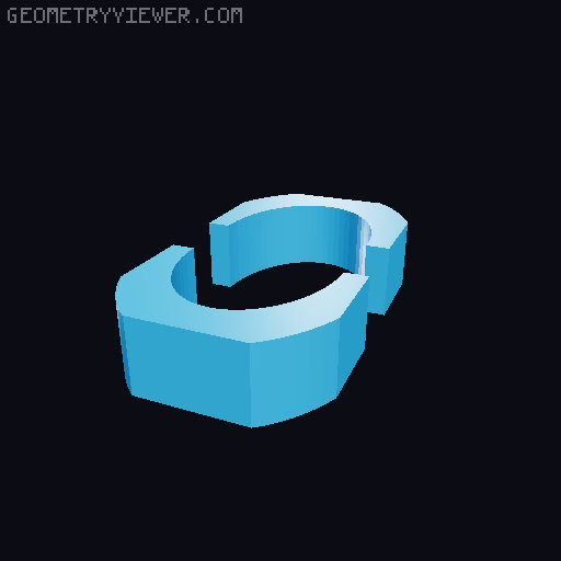 Yeat bell chain 3D model thumbnail