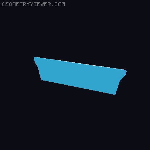 Faceplate for Under Desk Drawer (Update) 3D model thumbnail