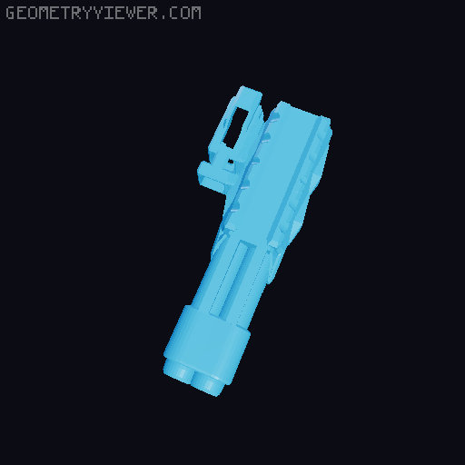 Dummy 13 Blaster Arms 2.0 3D model thumbnail