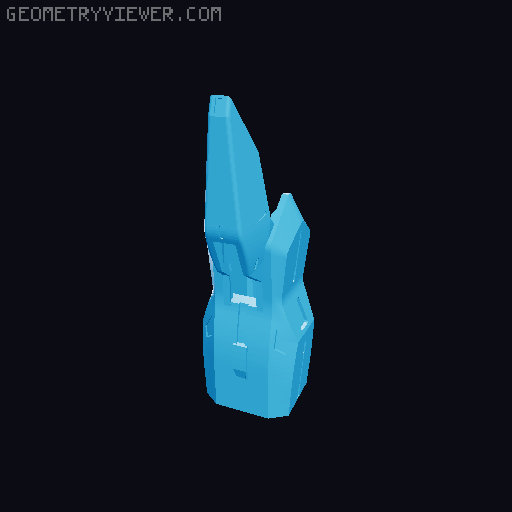 Gundam Dummy 13 Complete Model 3D model thumbnail