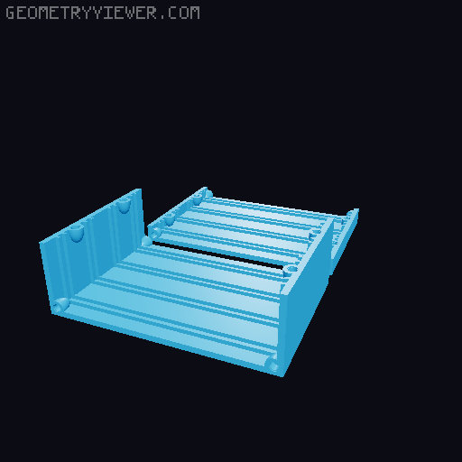 Tingkat - Creality K1C/K1/K1SE HEPA and Carbon Filter Air Scrubber 3D model thumbnail