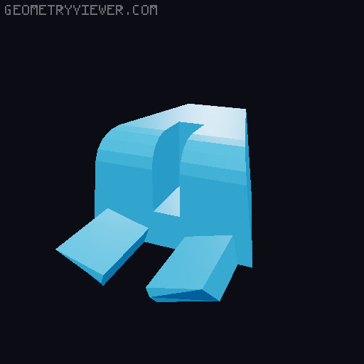 Dummy 13 Bionicle Head 3D model thumbnail