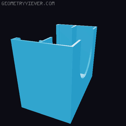 HeroQuest First Light Game Box Organizer 3D model thumbnail