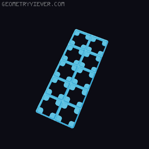 Gridfinity Embedded Magnet Base Plates 3D model thumbnail