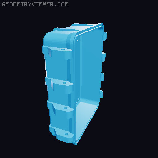 Rugged Box for Stanley inserts (with PETG Window) 3D model thumbnail