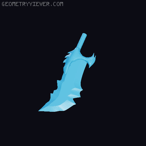Blades of Chaos for Lucky 13 3D model thumbnail