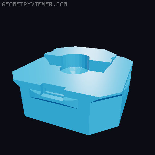 openConnect Wall Mounts for openGrid 3D model thumbnail
