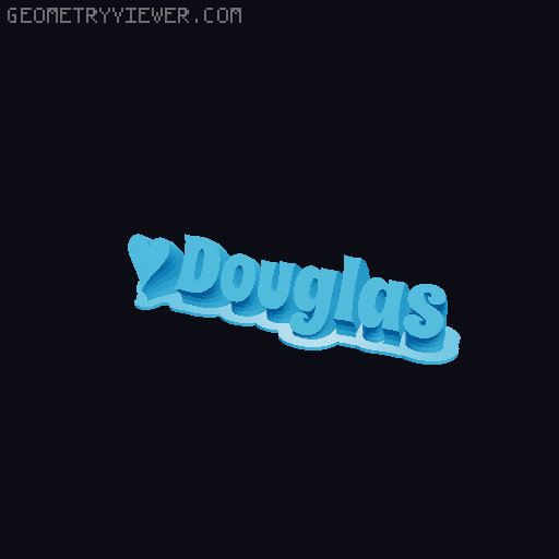 Valentine sculpture 3D model thumbnail