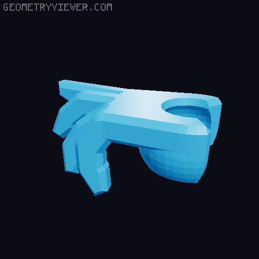Mighty Morphin Dummy Rangers - Blue 3D model thumbnail