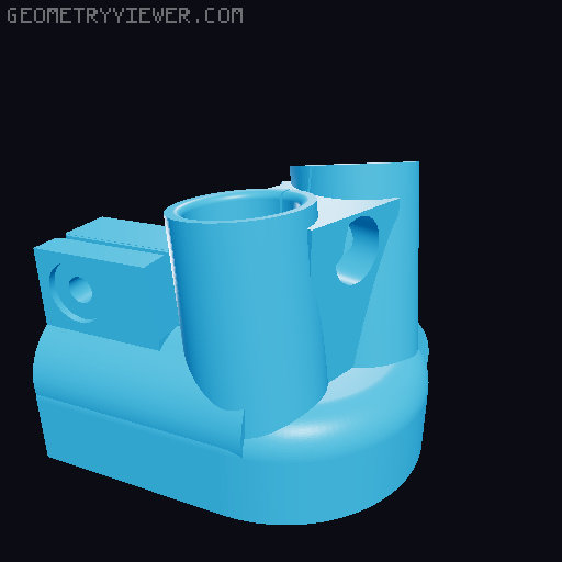 Hill Mount for Hadley Telescope 3D model thumbnail