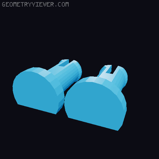 Daisy Duck Giant Minifig 3D model thumbnail