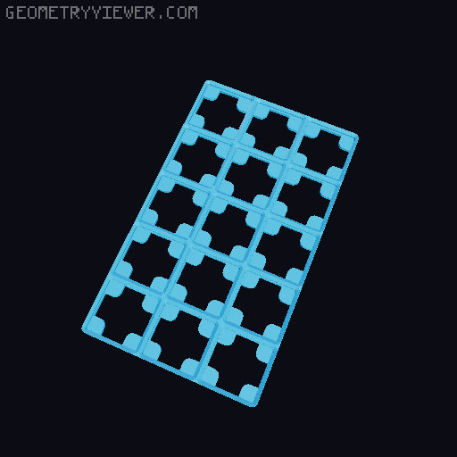Gridfinity Embedded Magnet Base Plates 3D model thumbnail
