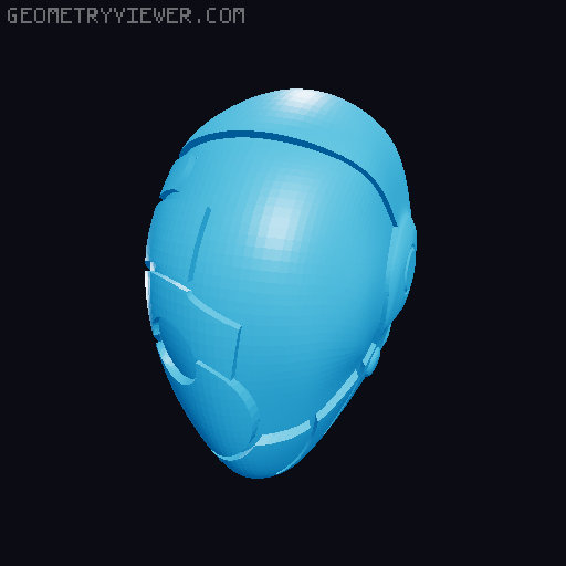 Murderbot Action Figure 3D model thumbnail