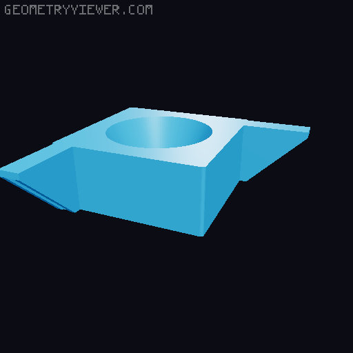 IKEA Lack enclosure (spool inside) 3D model thumbnail