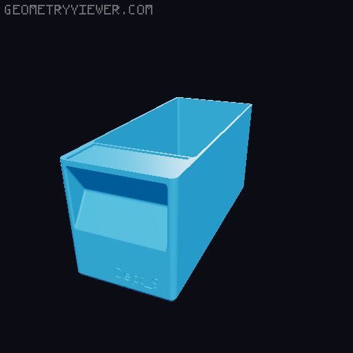 Tub Inserts for HANDY 20 Drawer Compartment Organiser 3D model thumbnail