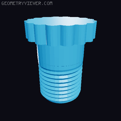 Draining Painting Pot 3D model thumbnail