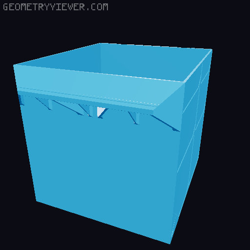 GEN2 185 Classic Drawers - All 3D model thumbnail