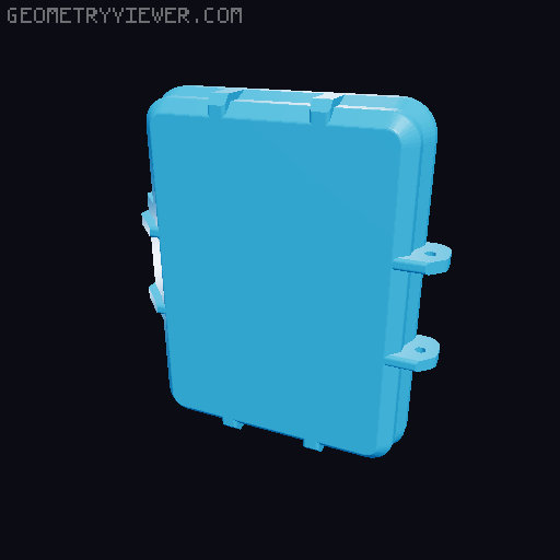 Veritas Router Plane Blade Storage Box 3D model thumbnail