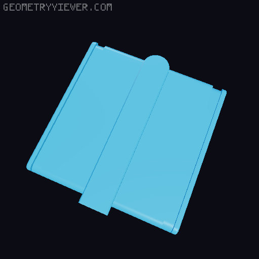 Backup Camera Vent and Mirror Mounts 3D model thumbnail
