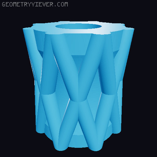 Lanyard Beads (25 types) 3D model thumbnail