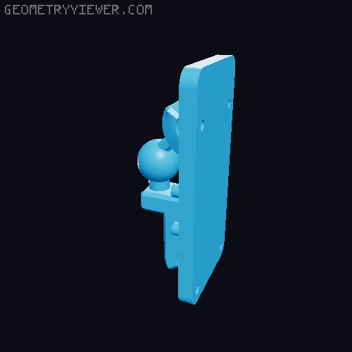 Dummy 13 keys holder 3D model thumbnail