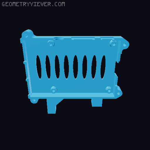 IKEA LACK Enclosure Remixes 3D model thumbnail