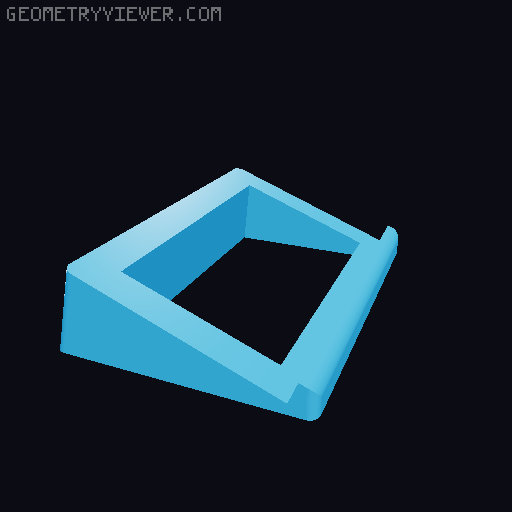 Stand for Desktop Speaker Edifier MR3 3D model thumbnail