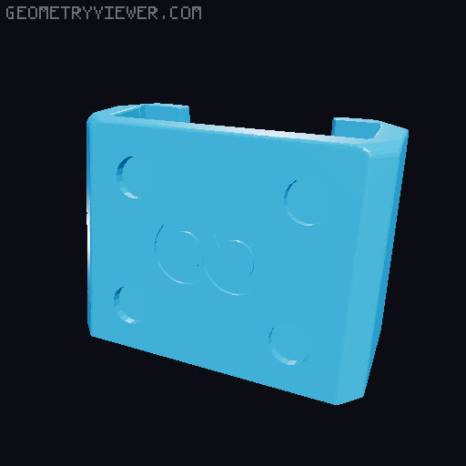 Elegoo Centauri Carbon Scraper Magnet Holder 3D model thumbnail