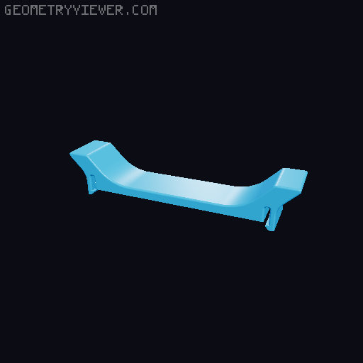 Loque Ghost S1 Clip On Feet 3D model thumbnail