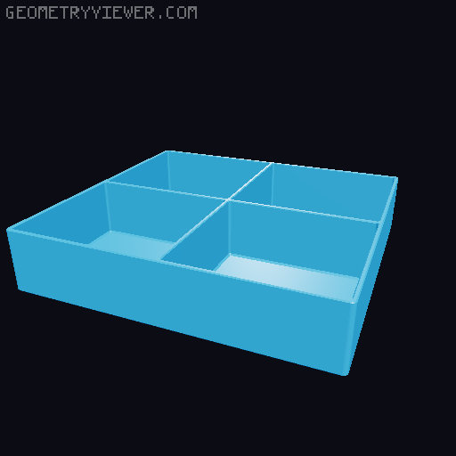 Rugged box for BLOKUS travel set 3D model thumbnail