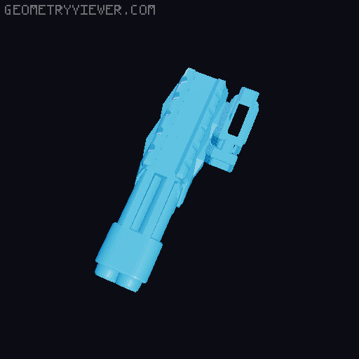 Dummy 13 Blaster Arms 2.0 3D model thumbnail