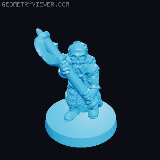Army of the Dead 10mm Scale 3D model thumbnail