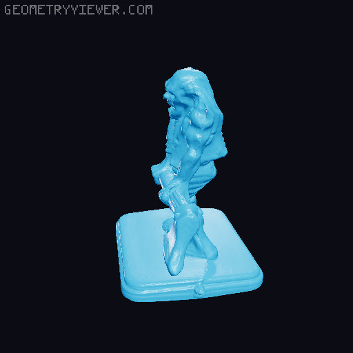 Heroquest Zombies with various axes 3D model thumbnail