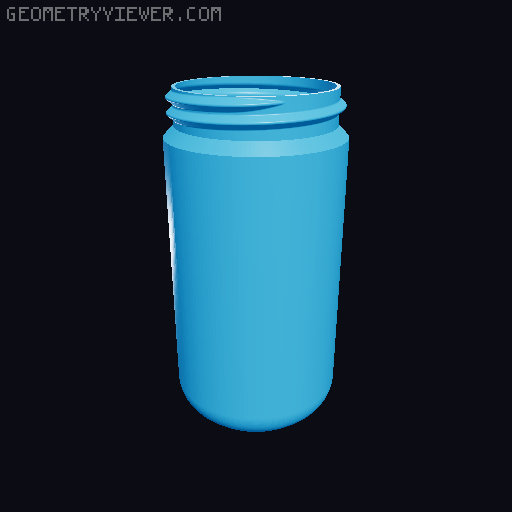 Simple Piggy Bank Containers 3D model thumbnail