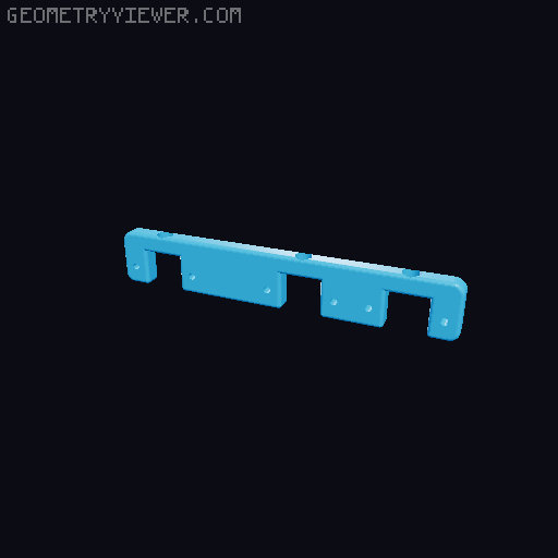 Filament Shelf - 2020 Aluminum Extrusion loosely based on RepRack 3D model thumbnail