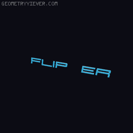 Flipper Zero Top Case 3D model thumbnail