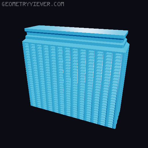 Prismatic Vase Mode Silica Gel Container. Super fast print 3D model thumbnail
