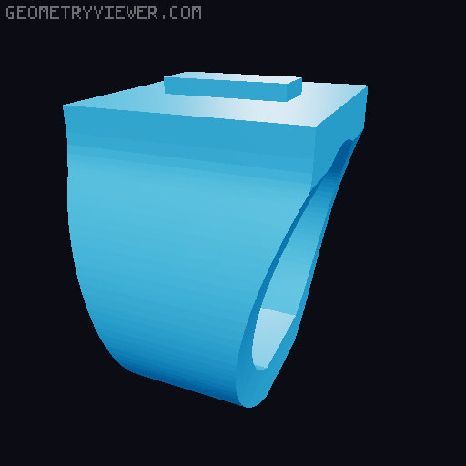 Midnight Hunter Owl woggle (turbánek) 3D model thumbnail