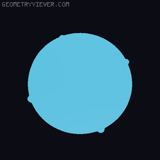 5th Generation iPod Center Button 3D model thumbnail