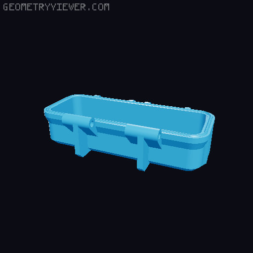 Sewing Kit Rugged Box 3D model thumbnail