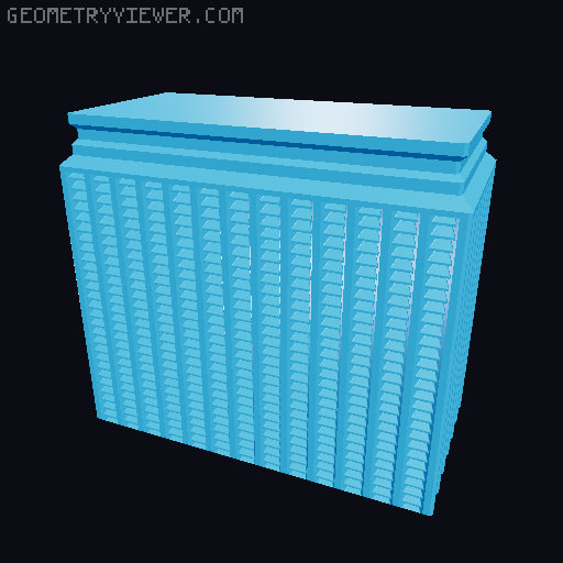 Prismatic Vase Mode Silica Gel Container. Super fast print 3D model thumbnail