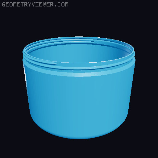 Simple Piggy Bank Containers 3D model thumbnail