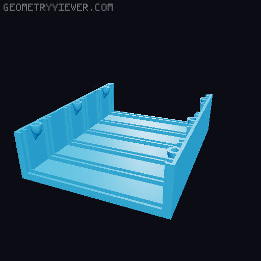 Tingkat - Creality K1C/K1/K1SE HEPA and Carbon Filter Air Scrubber 3D model thumbnail