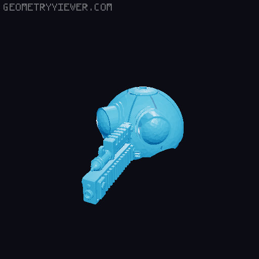 Spider Droid Kataphron 3D model thumbnail