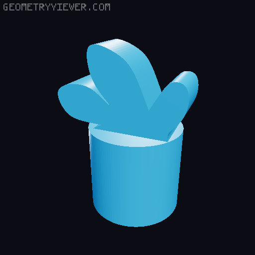 MINI 13: Mr Meeseeks 3D model thumbnail