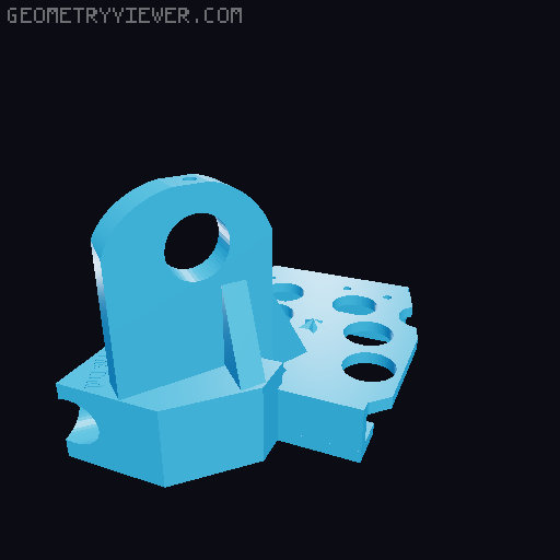 Charlees Props Wave Arch pixel prop brackets 3D model thumbnail