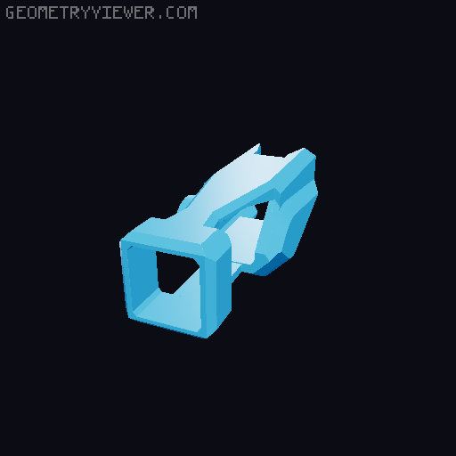 Dummy 13 thrusters attachment 3D model thumbnail