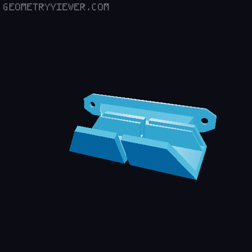 ENCLOSURE -Ikea Lack-4mm 3D model thumbnail