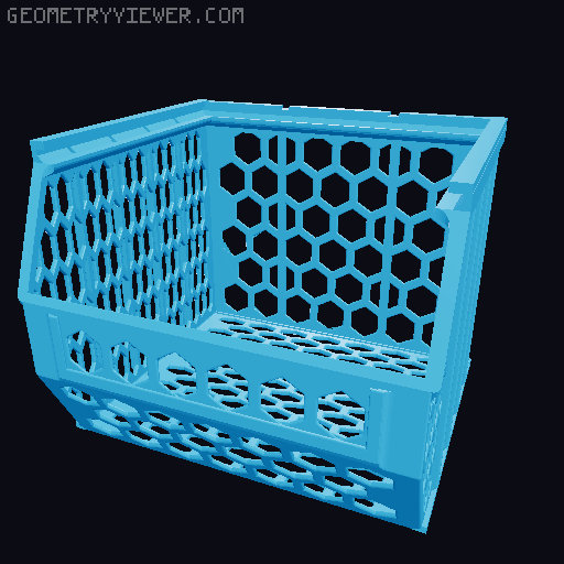Stackable Basket Remix 3D model thumbnail