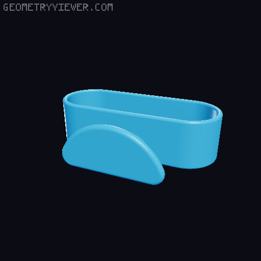 HP Victus Charger Cable Wrapper 3D model thumbnail